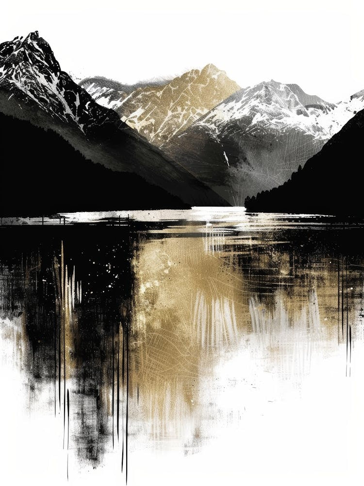 Black And Gold Canvas Print 36