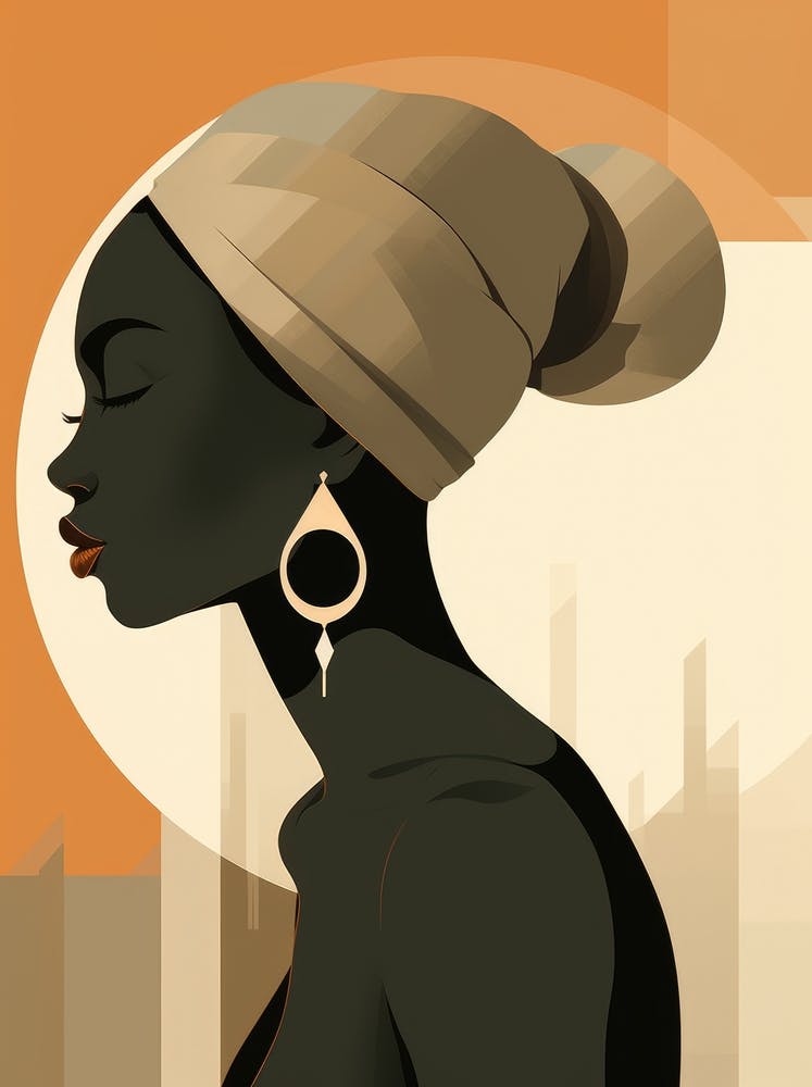 Porträt einer Afrikanischen Frau 21