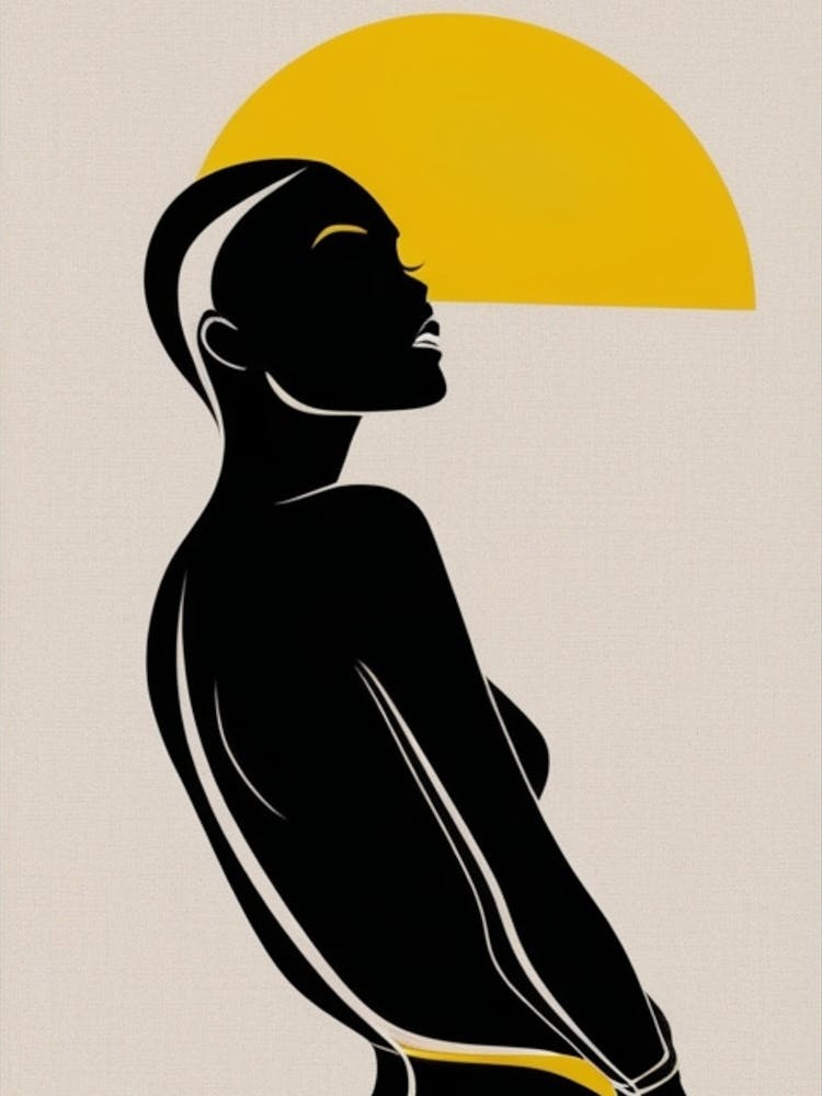 Silhouette Of Woman