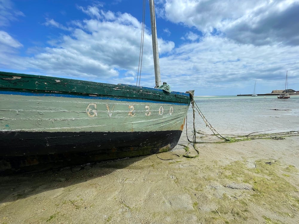 Old Boat On The Beach