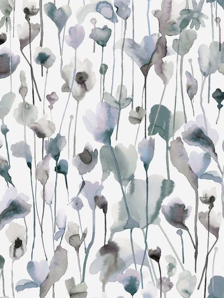 Summer Wild Rustic Flowers Neutral Cold