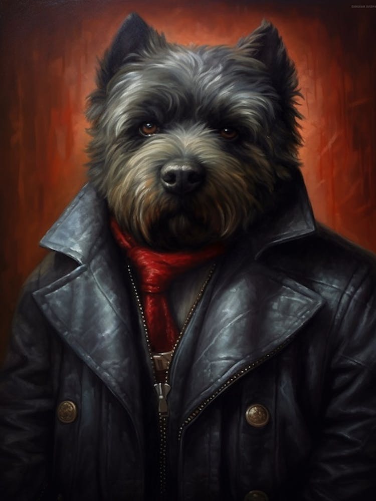 Gangster Dog Bouvier Des Flandres
