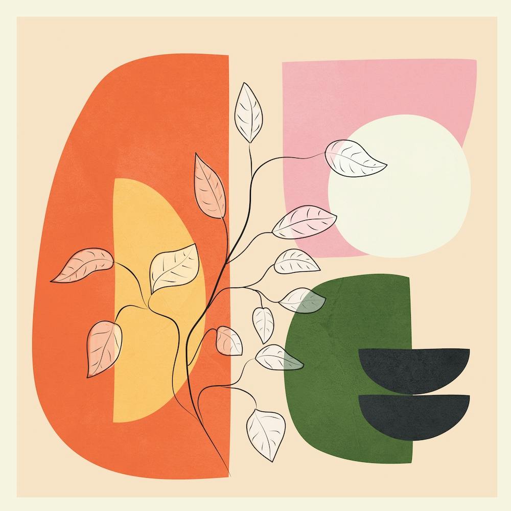 Modern Abstract Minimal Shapes Art 4