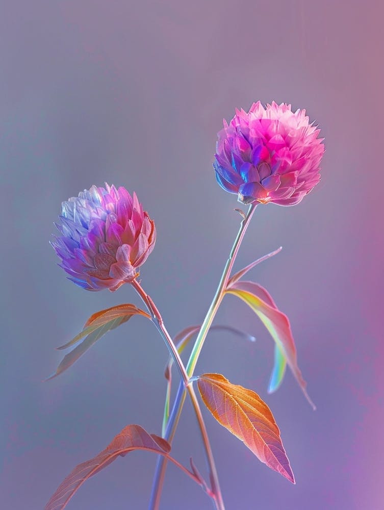 Iridescent Flower Globe Amaranth