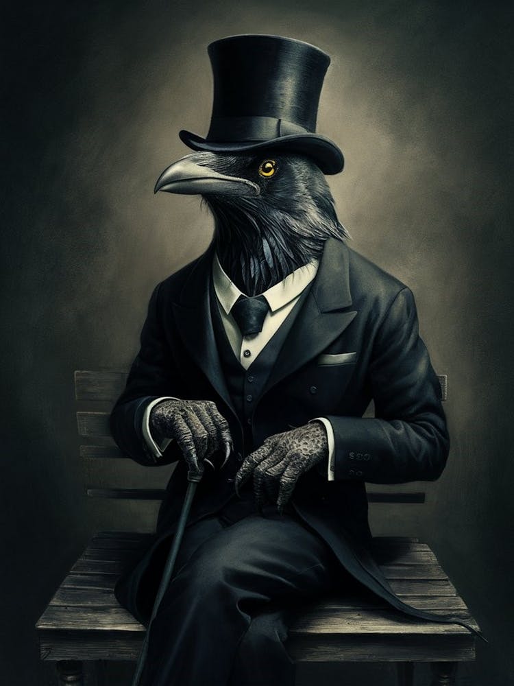 Crow painting 4