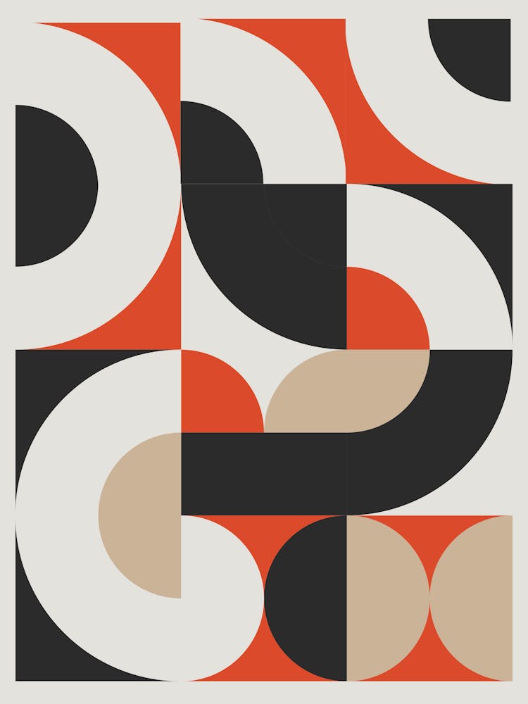 Abstract Geometric Painting