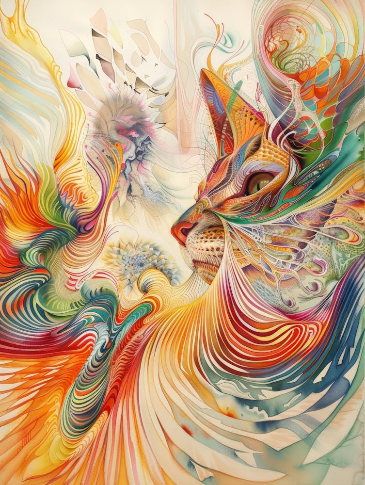 Psychedelisches Gemälde 1
