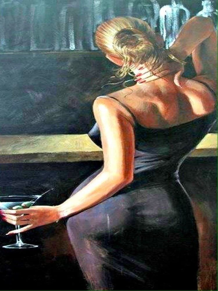 Woman At The Bar