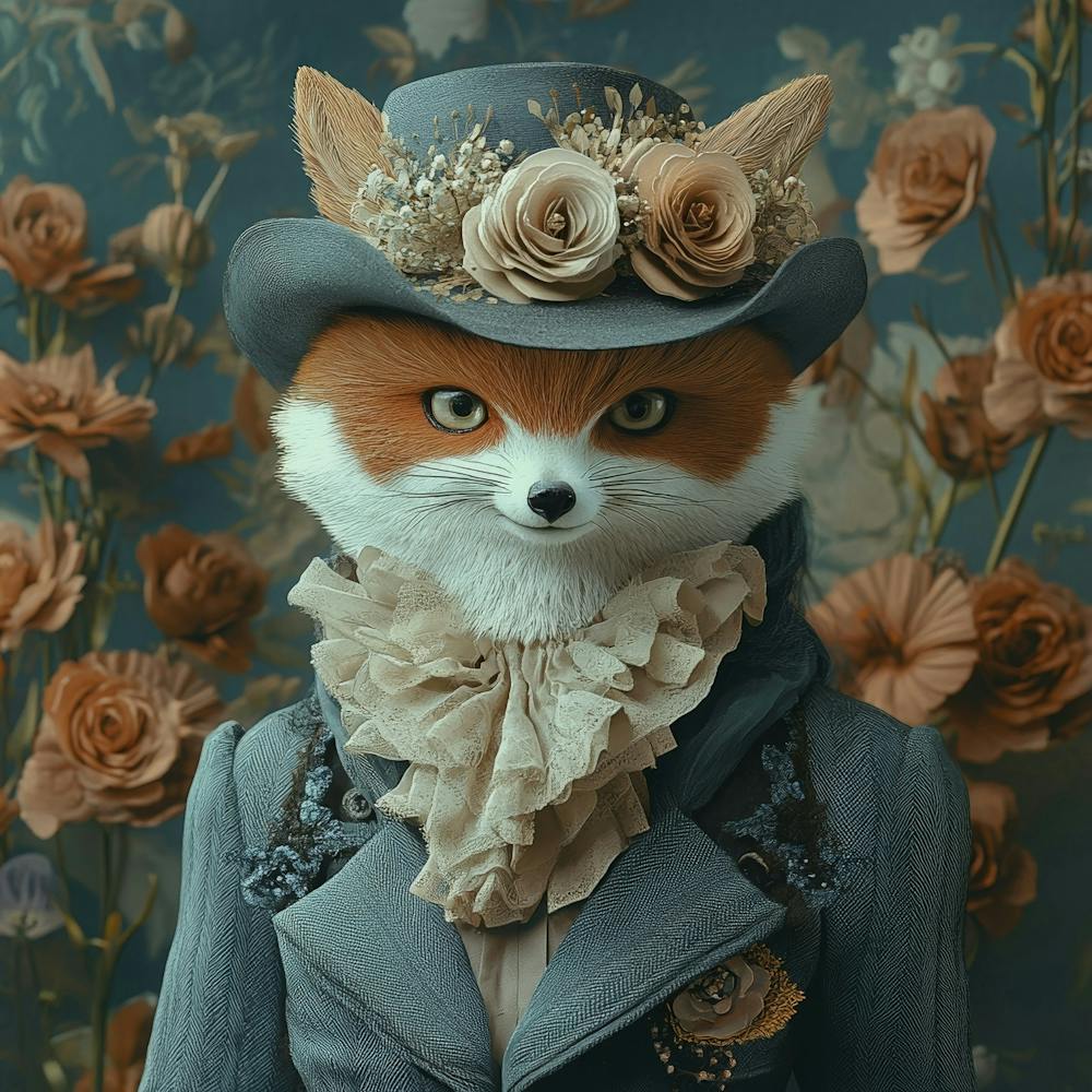 Victorian Fox Art 1