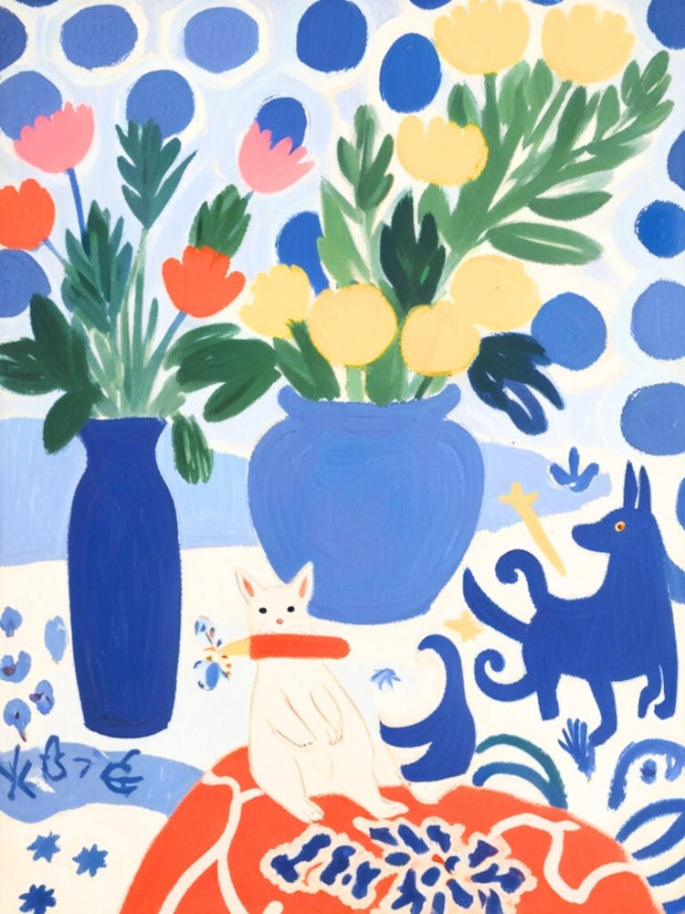 'Blue Flowers' 1