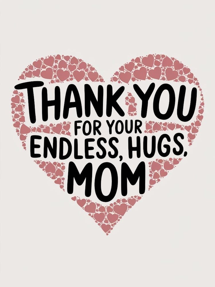 Thank You For Your Endless Hugs Mom
