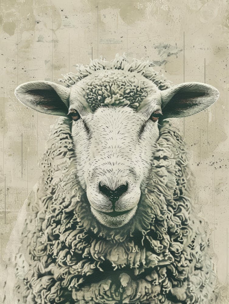 Sheep Portrait