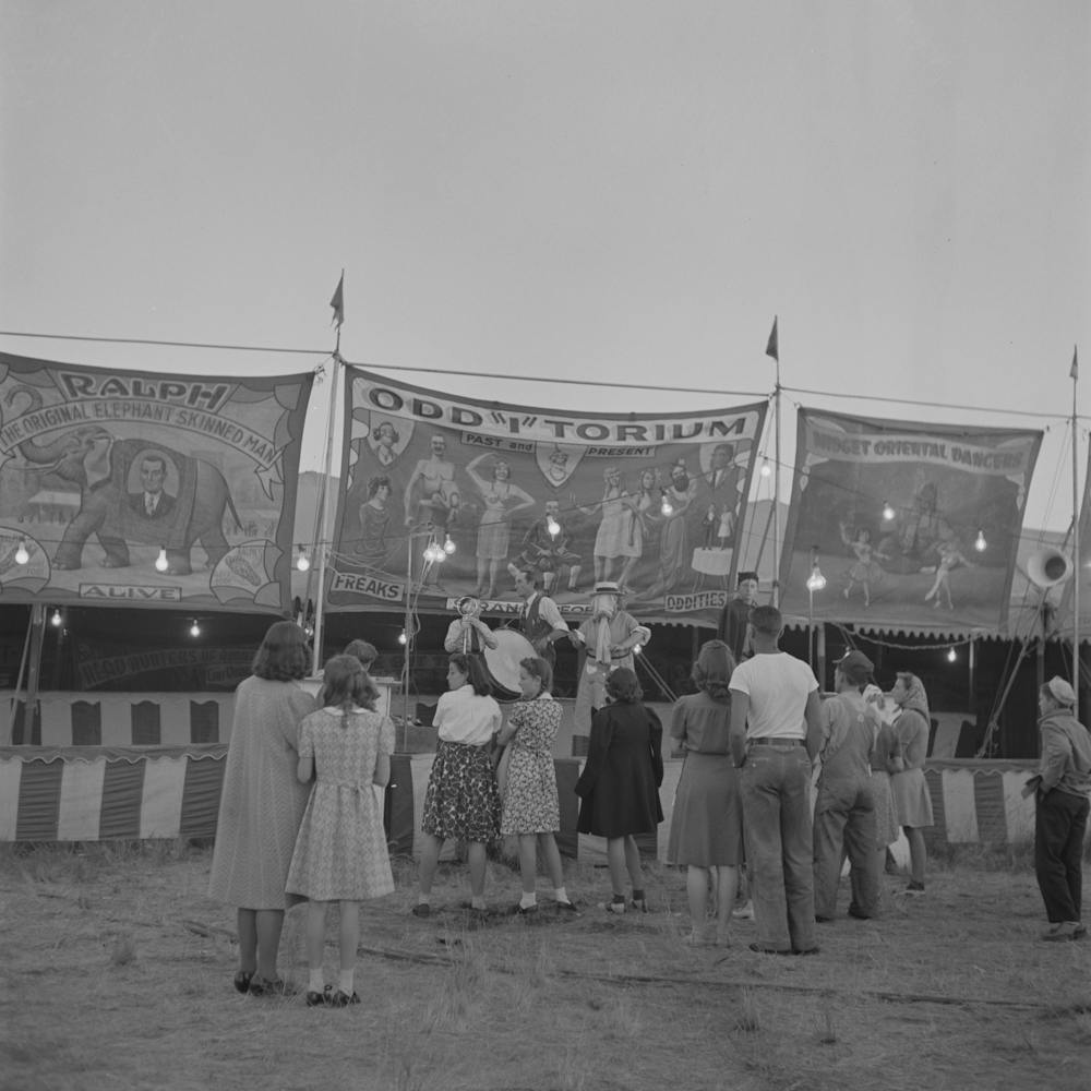 Untitled Photo, Possibly Related To Klamath Falls, Oregon, Circus Day By Russell Lee