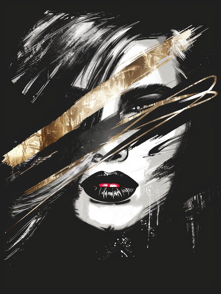 Gold And Black 44