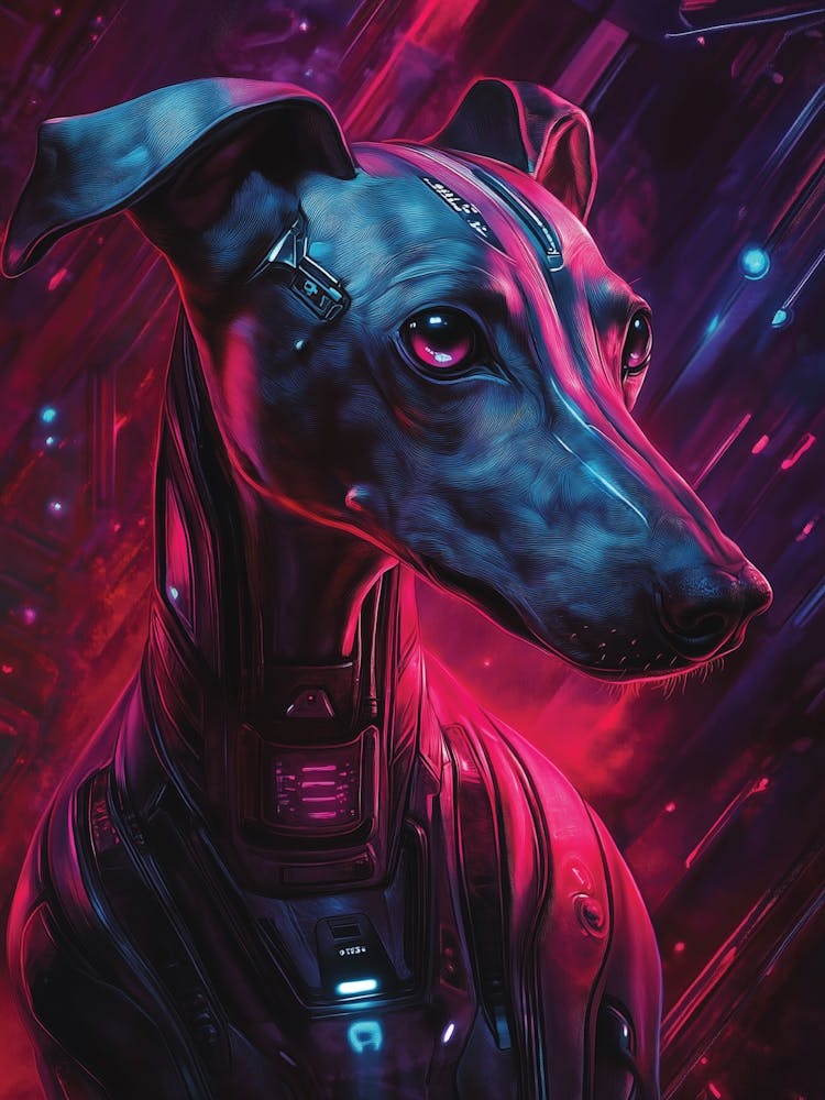 Whippet Cyber Punk Sci Fi