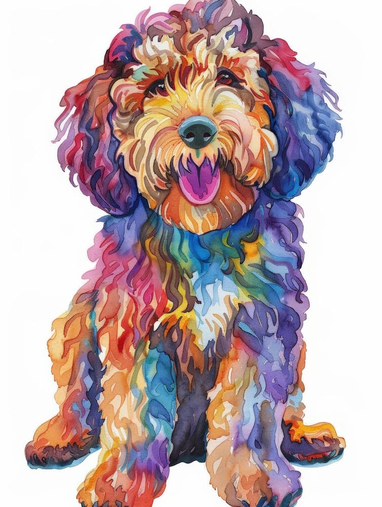 Poodle Painting 5