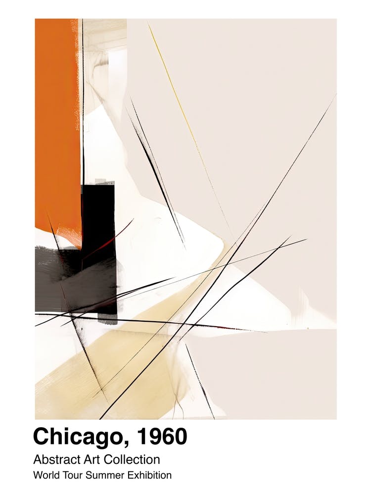 World Tour Exhibition, Abstract Art, Chicago, 1960 7