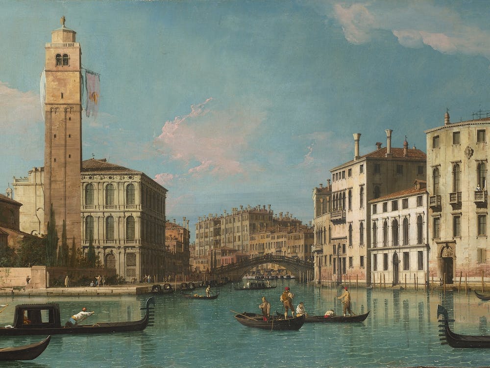 Venice Entrance To The Cannaregio, Canaletto