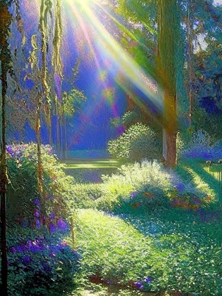 The Royal Botanic Garden, Cranbourne, Australia Classic Painting