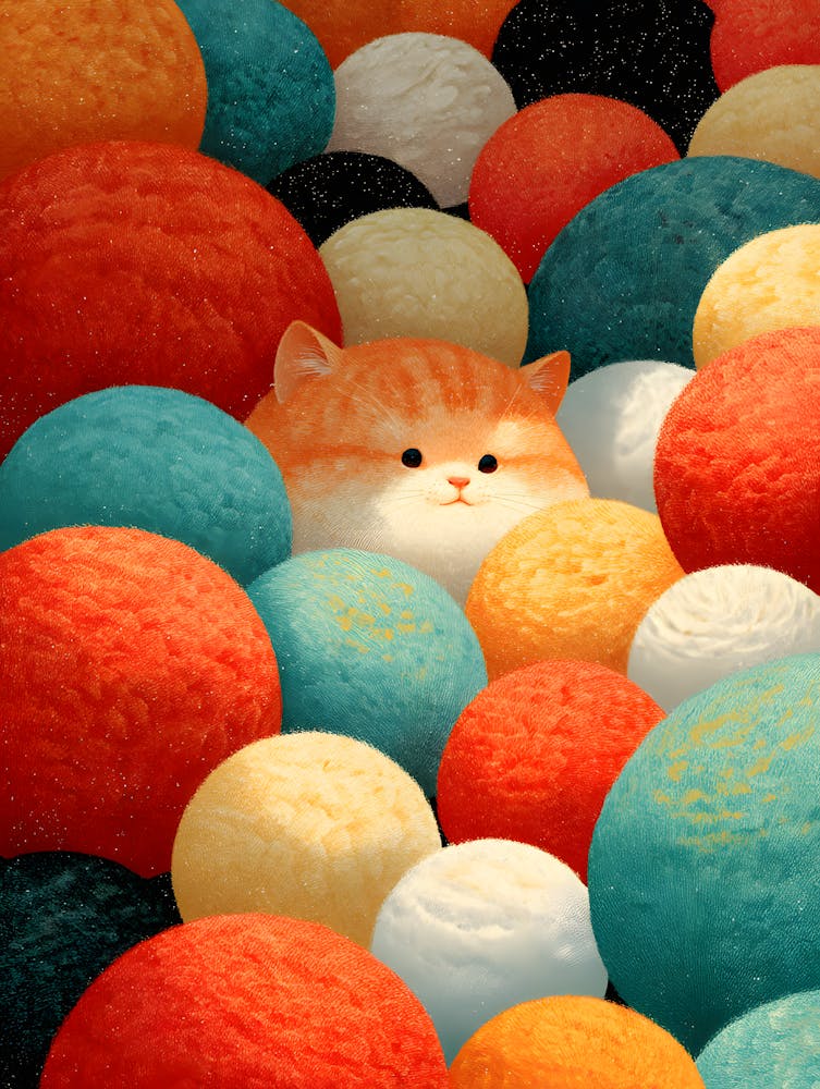 Cat In A Ball 4