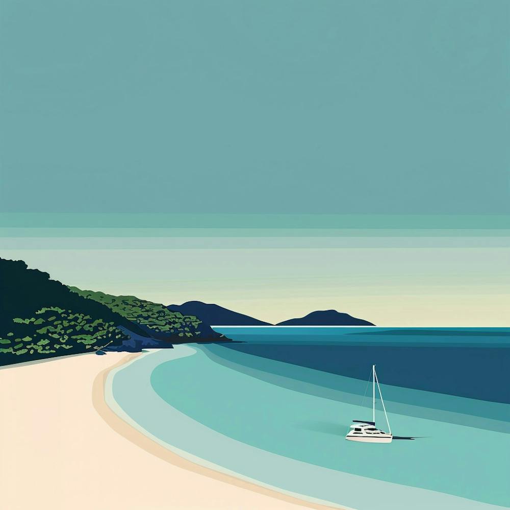 Îles Whitsunday En Australie Minimaliste 4