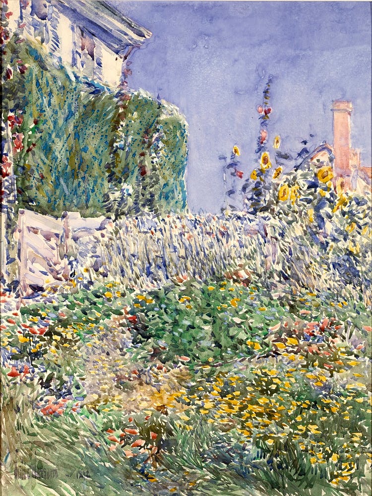Thaxter S Garden, Frederick Childe Hassam