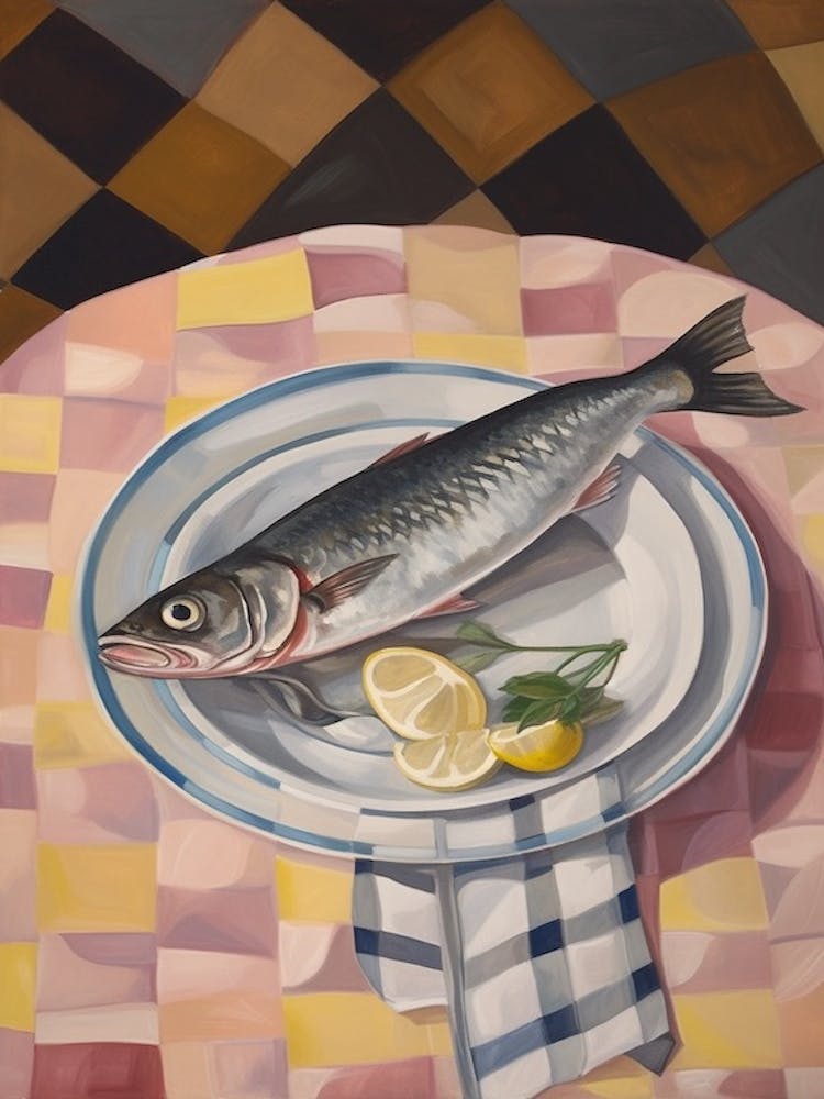 Herring 3 Still Life Painting