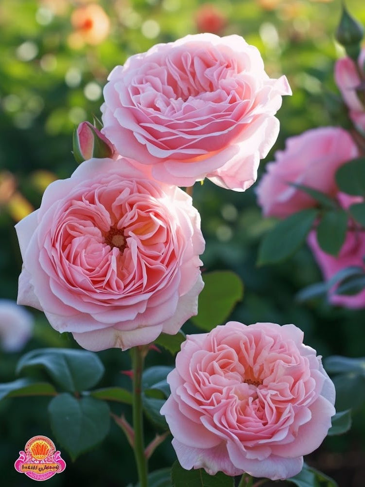 English Roses Painting Dotted Line 3