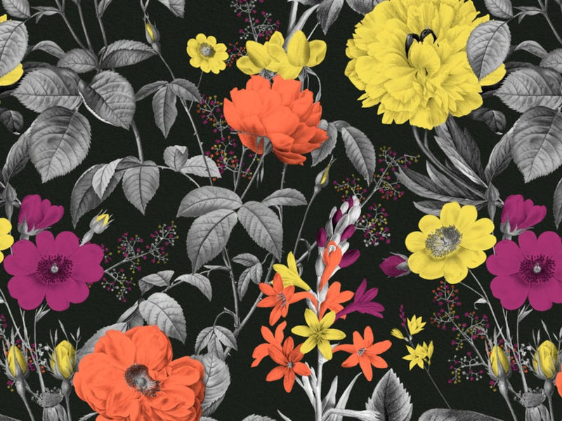 Flowers On Black