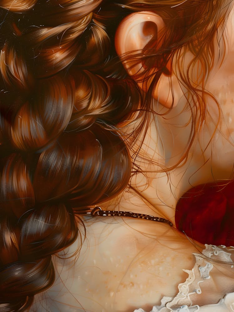 Woman Kissing