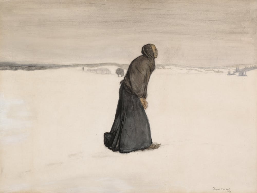 Death´S Walk, 1896, By Magnus Enckell