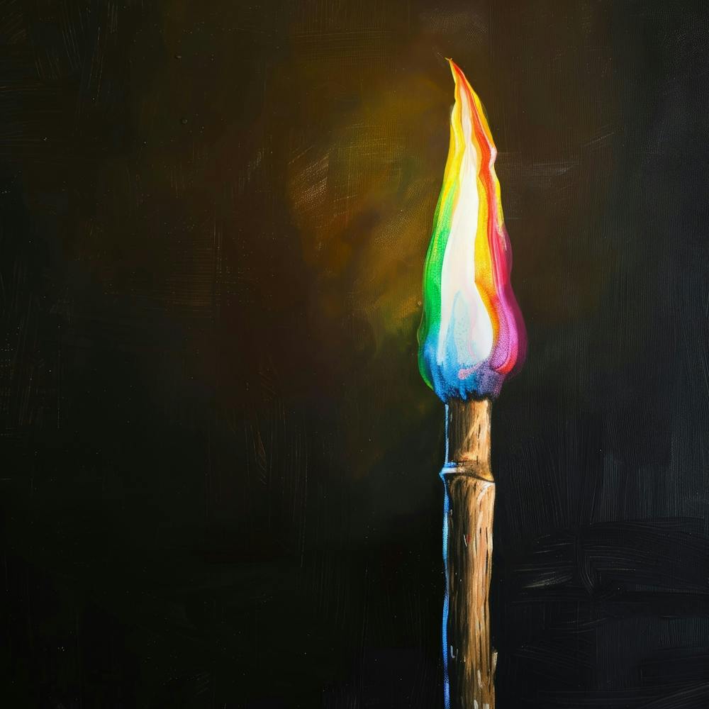 Rainbow Torches