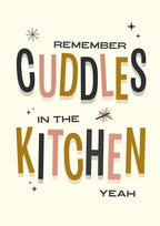 Cuddles In The Kitchen Brown