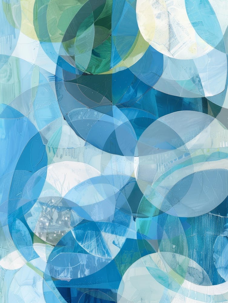 Blaue Kreise 41