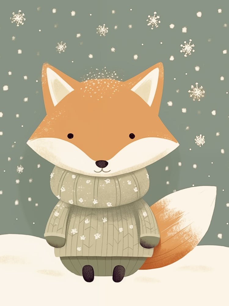Fox In The Snow