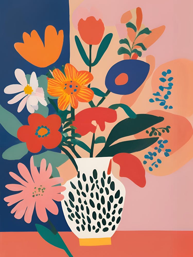 Matisse Flowers In A Vase 4