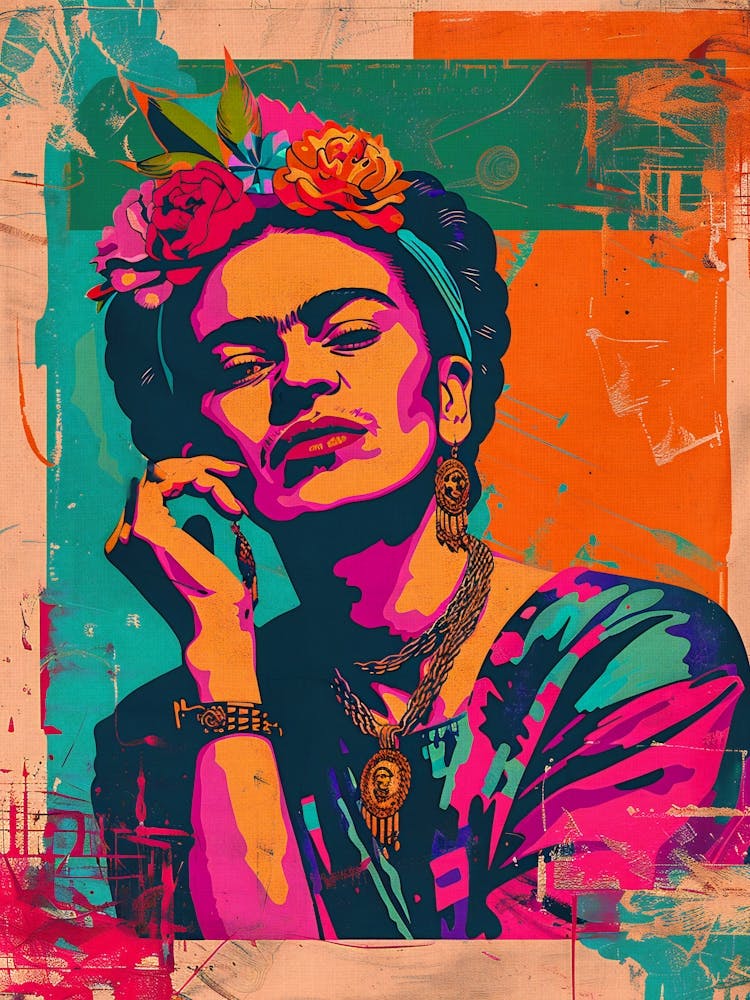 Frida Kahlo Vintage Poster 2