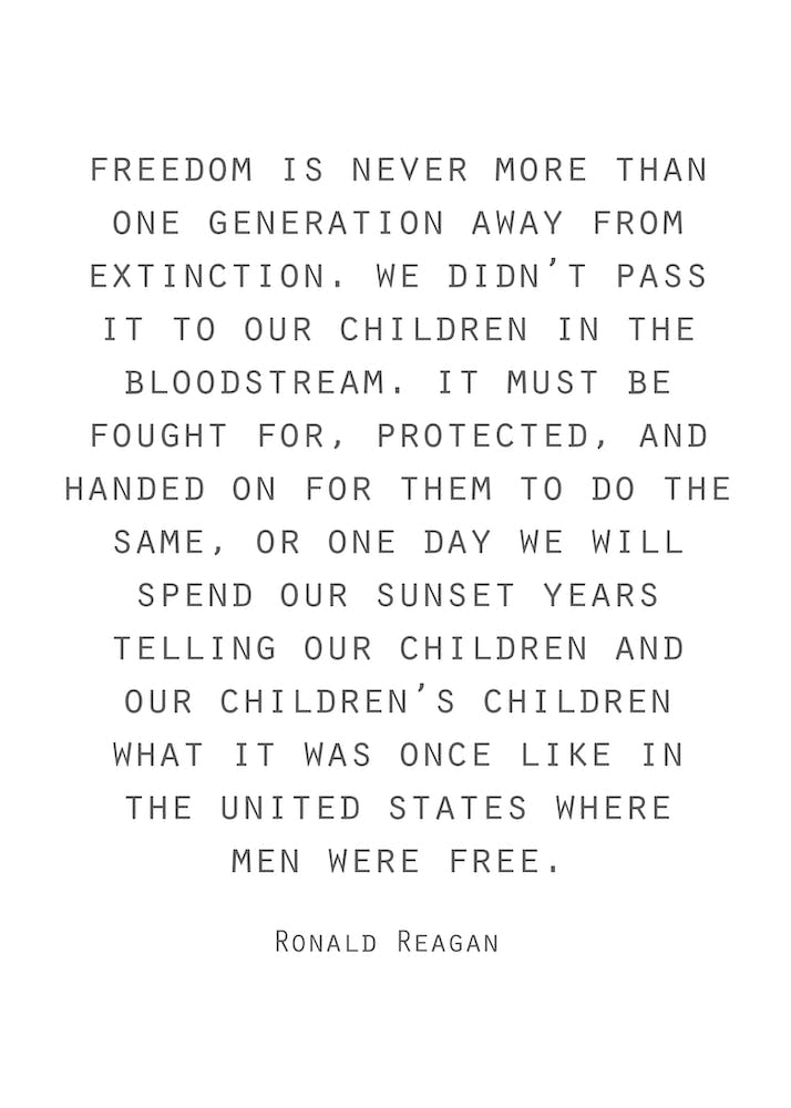 Ronald Reagan Quote