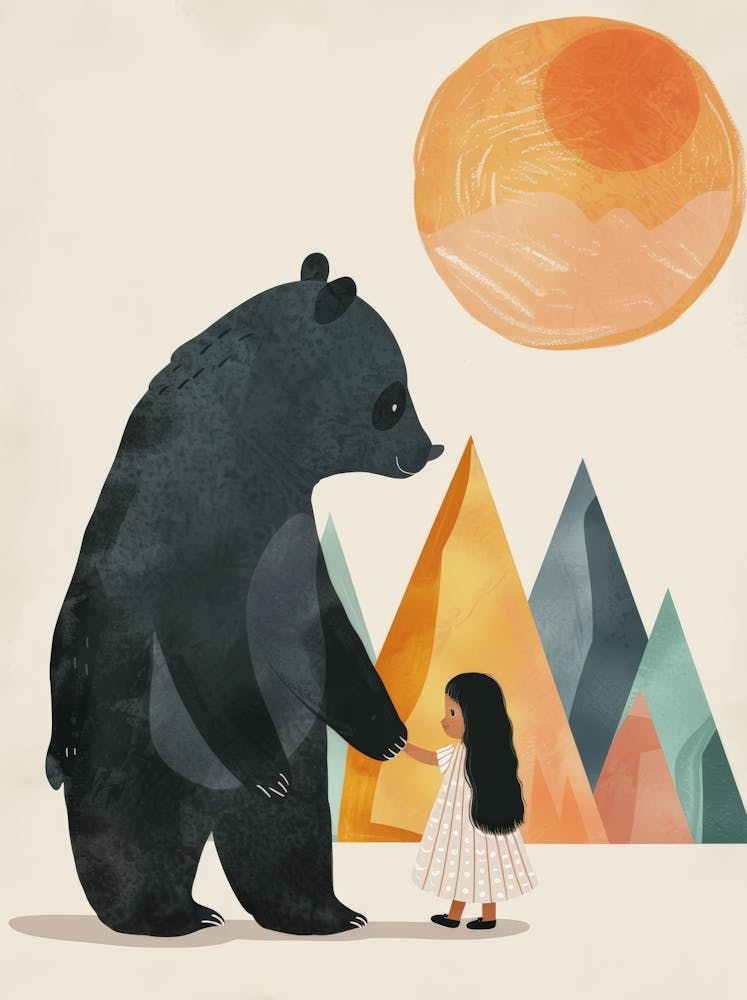 Bear And Girl 5