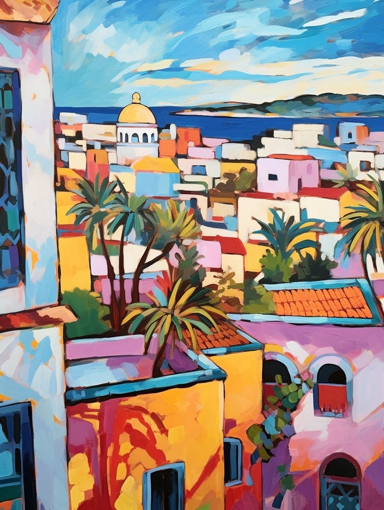 Tangier Morocco 8 Fauvist Painting