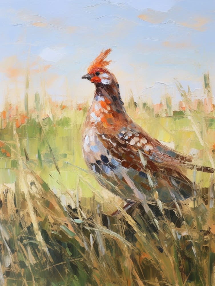Bird Painting Pheasant 8