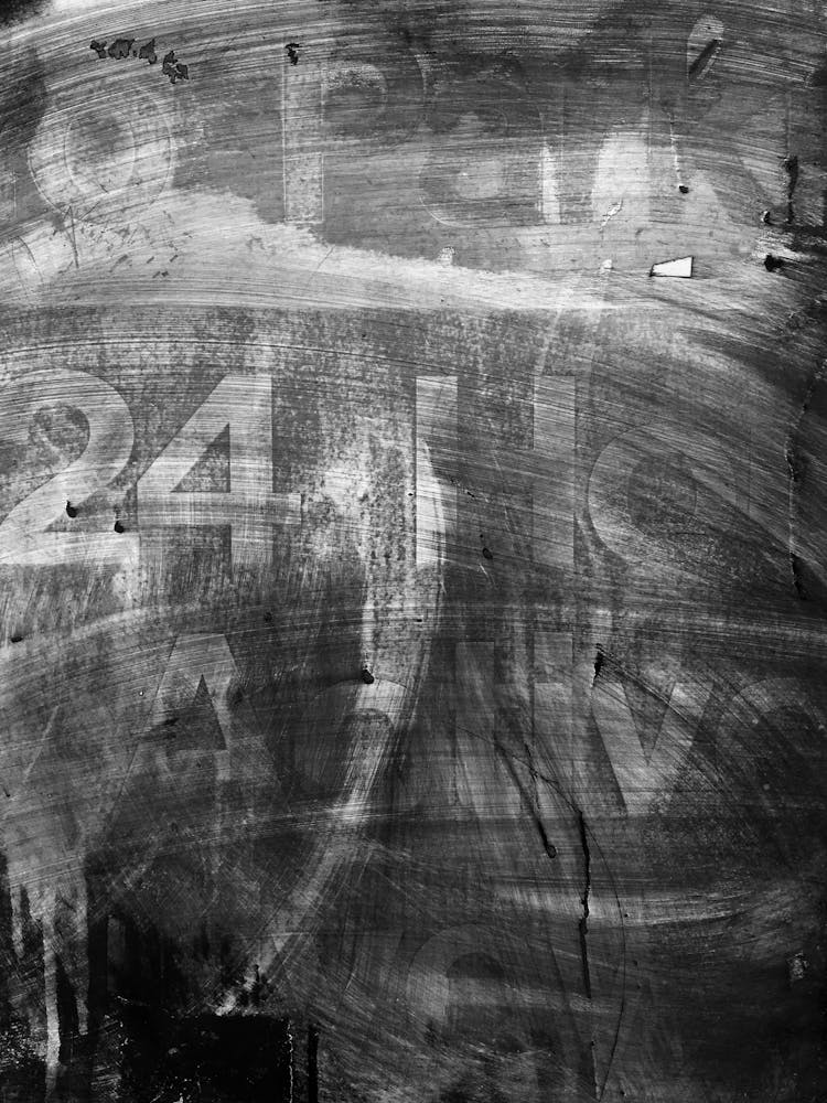 Abstract Paint Street Typography