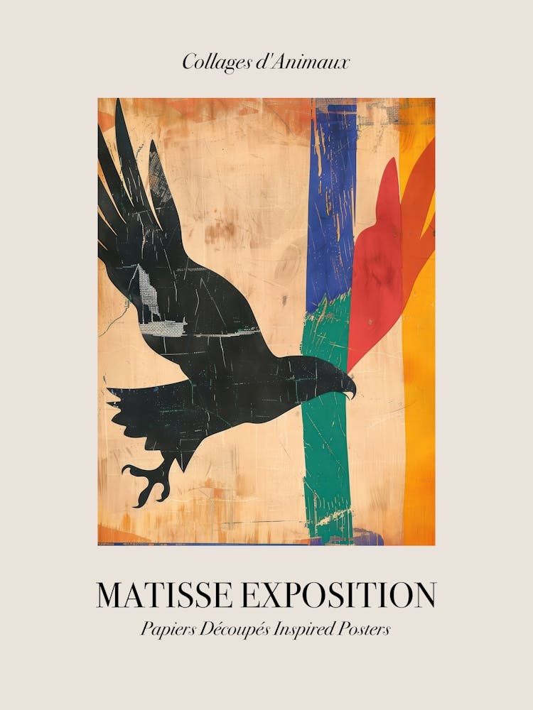 Flacon 3 Matisse Inspired Exposition Animals Poster