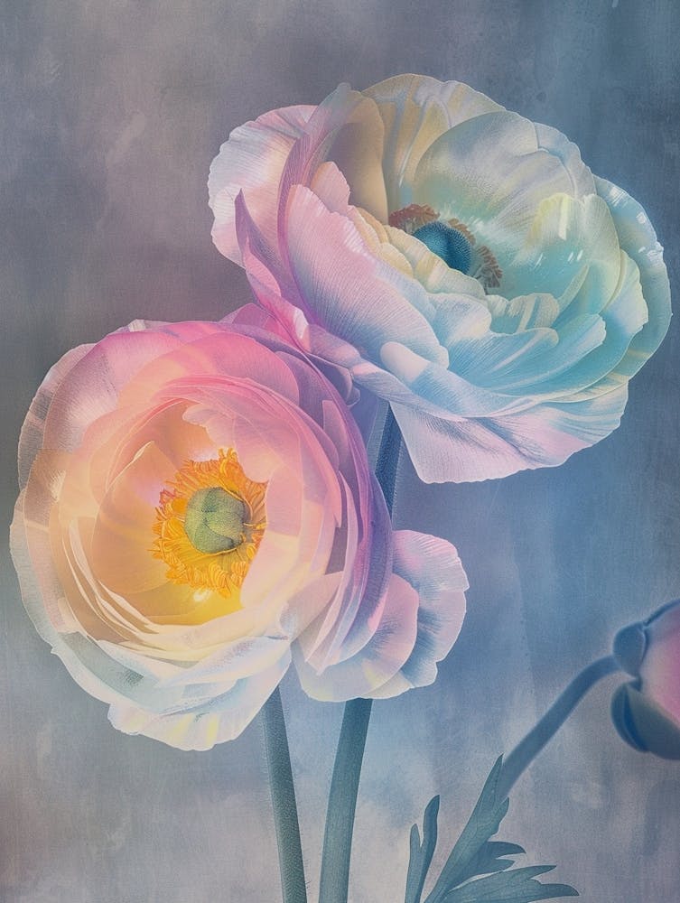 Iridescent Flower Ranunculus 2