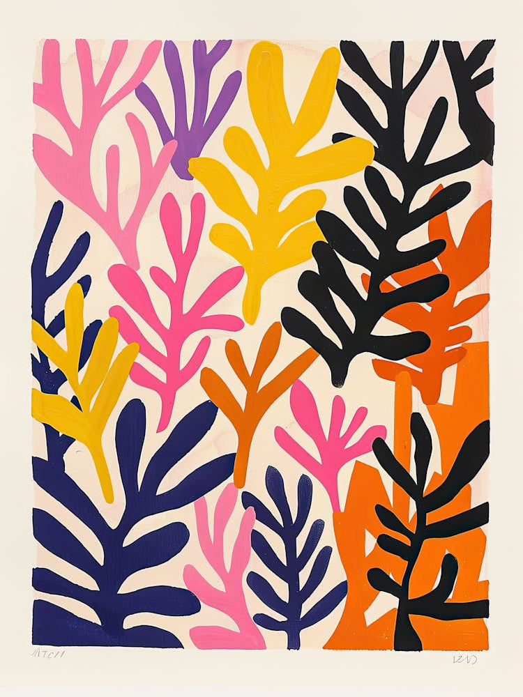 Lush Sunburst Matisse Style