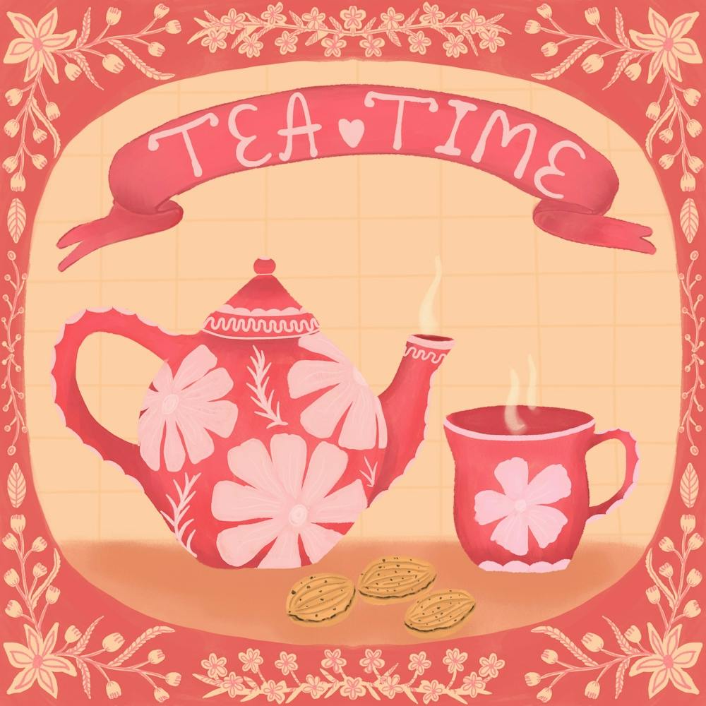 Tea Time Kitchen Wall Art