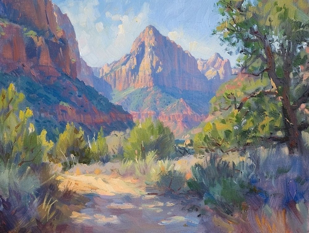 Paysages de l'Ouest Zion National Park Utah 4