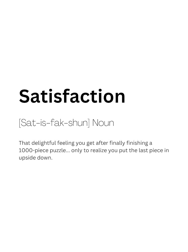 Satisfaction Definition Meaning