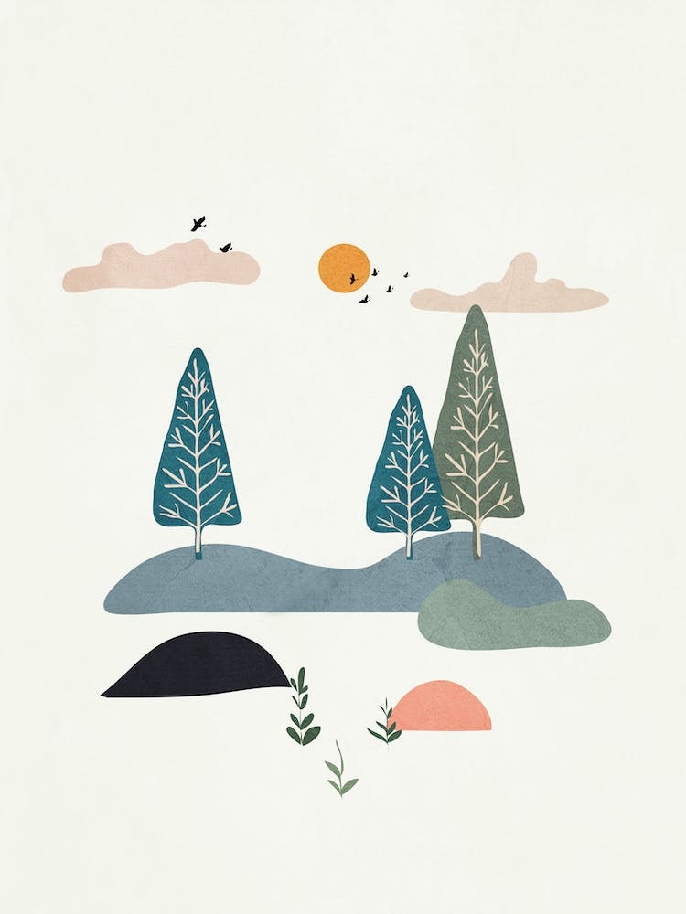 Minimalist Landscape Art I