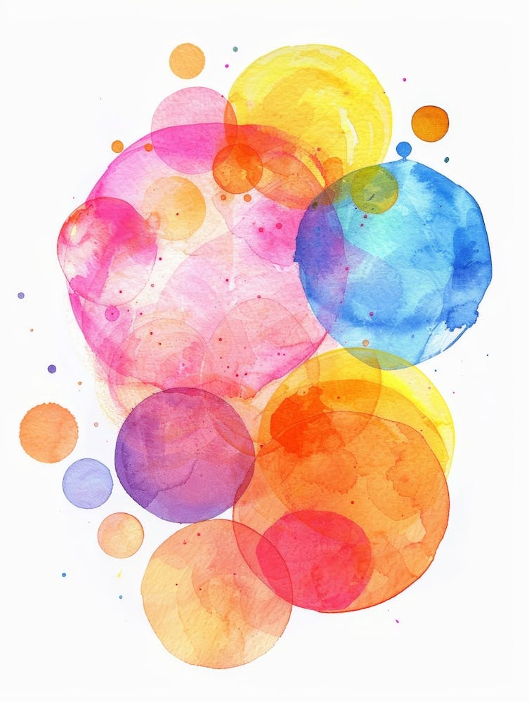Watercolor Circles 3